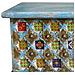 Baule In Legno Blu 146x40x45h - Foto miniatura 2