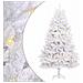 Albero di Natale artificiale Bianco 240 cm PVC e Metallo - Foto miniatura 1