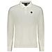 POLO BIANCO DA UOMO A MANICHE LUNGHE - Colore: Bianco, Taglia: 3XL - Foto miniatura 1
