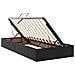Letto con contenitore e materasso con testiera Nero 90 x 200 cm - Foto miniatura 6