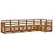 Set divani 6 pcs Naturale Legno di Acacia Massello - Foto miniatura 1