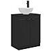 Mobile da bagno con lavabo Nero 54 x 35 x 83 cm - Foto miniatura 1