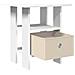 Comodino 2 pcs Bianco 41 x 40 x 45 cm Legno multistrato - Foto miniatura 5
