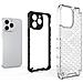 Custodia Ibrida Rinforzata Nera Per Iphone 14 Pro Max - Foto miniatura 4