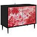 Mobile TV AACHEN 69 x 33 x 50,5 cm Rovere Nero - Foto miniatura 1