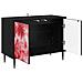Mobile TV AACHEN 69 x 33 x 50,5 cm Rovere Nero - Foto miniatura 4