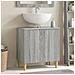 Armadio per Lavabo da Bagno ARNHEM Sonoma grigio - Foto miniatura 2
