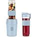 Mini Frullatore Per Smoothie, 2 Borracce Da 570 Ml Con Coperchi Da Viaggio, Portatile, 4 Lame In Acciaio Inossidabile, 300 W, Lavabile In Lavastoviglie, Blu - Foto miniatura 1
