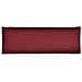 Cuscino Di Appoggio Imbottito Rosso Vino 120 X 40 20 Cm - Foto miniatura 2