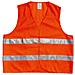 Gilet Alta Visibilita` Veicoli Arancio [ ] - Foto miniatura 2