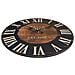 Orologio A Muro Orologi Da Appendere Legno Industrial Tondo - Foto miniatura 3