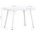 Scrivania Bianca 90x50x79 cm - Foto miniatura 5