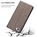 Custodia Compatibile Con Htc Desire 12 In Bruno Caffè - Coperchio Protettiva Con Chiusura Magnetica, Funzione Stand E Tasca Per Le Carte - Foto miniatura 4