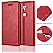 Custodia Compatibile Con Zte Axon 7 Mini In Rosso Mela - Coperchio Protettiva Con Chiusura Magnetica, Funzione Stand E Tasca Per Le Carte - Foto miniatura 2