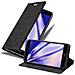Custodia Compatibile Con Huawei P9 Plus In Nero Di Notte - Coperchio Protettiva Con Chiusura Magnetica, Funzione Stand E Tasca Per Le Carte - Foto miniatura 3