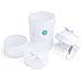 Original2go, Shaker Per Cibo E Bevande Nutrizionali Unisex Adulto, Pure White, Taglia Unica - Foto miniatura 3
