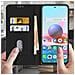 Custodia Xiaomi Redmi Note 10 / 10s Protezione Portacarte Funzione Supporto Nera - Foto miniatura 5