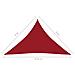 Parasole a Vela Oxford Triangolare 3x3x4,24 m Rosso - Foto miniatura 6