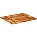 Piano Tavolo Rettangolare 70x80 Cm 25-27 Mm Legno Di Recupero - Foto miniatura 3