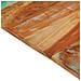 Piano Tavolo Rettangolare 70x80 Cm 25-27 Mm Legno Di Recupero - Foto miniatura 4