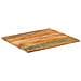 Piano Tavolo Rettangolare 70x80 Cm 25-27 Mm Legno Di Recupero - Foto miniatura 5