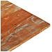 Piano Tavolo Rettangolare 70x80 Cm 25-27 Mm Legno Di Recupero - Foto miniatura 6