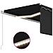 Tenda da Sole Retrattile Manuale con LED 4,5x3 m Antracite - Foto miniatura 6