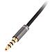 A20 Jack 3.5mm Jack 3.5mm Nero, Argento cavo di interfaccia e adattatore - Foto miniatura 3