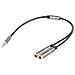 A20 Jack 3.5mm Jack 3.5mm Nero, Argento cavo di interfaccia e adattatore - Foto miniatura 1