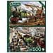 Puzzle Falcon Mail By Rail 2 X 500 Pezzi - Foto miniatura 4