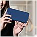 Custodia Samsung Galaxy A53 5g Portacarte Luna Book Carbon Blu - Foto miniatura 2