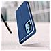 Custodia Samsung Galaxy A53 5g Portacarte Luna Book Carbon Blu - Foto miniatura 3