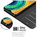 Custodia Compatibile Con Huawei Mate 30 In Nero Carbone - Coperchio Protettiva Con Chiusura Magnetica, Funzione Stand E Tasca Per Le Carte - Foto miniatura 5