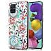 Custodia Compatibile Con Samsung Galaxy A51 4g / M40s Con Fiori Di Pesca - Coperchio Protettivo In Silicone Tpu Con Motivo Floreale - Foto miniatura 1