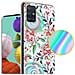 Custodia Compatibile Con Samsung Galaxy A51 4g / M40s Con Fiori Di Pesca - Coperchio Protettivo In Silicone Tpu Con Motivo Floreale - Foto miniatura 3