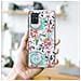 Custodia Compatibile Con Samsung Galaxy A51 4g / M40s Con Fiori Di Pesca - Coperchio Protettivo In Silicone Tpu Con Motivo Floreale - Foto miniatura 7