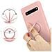 Custodia Compatibile Con Samsung Galaxy S10 5g In Liquid Rosa - Coperchio Protettivo In Silicone Tpu Flessibile Con Anello - Foto miniatura 6