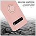 Custodia Compatibile Con Samsung Galaxy S10 5g In Liquid Rosa - Coperchio Protettivo In Silicone Tpu Flessibile Con Anello - Foto miniatura 8