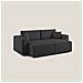 Morfeo Divano Con Sedute Estraibili T02 Nero - Foto miniatura 6