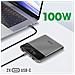 Powerbank 20000mah 2 Usb-c 100w + 2 Usb 22,5w Enterprise Slim, Grigio - Foto miniatura 2