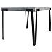 Tavolo Allungabile 90x130/234 Cm Rio Telaio Antracite - Cemento - Foto miniatura 2