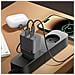 Caricabatterie Gan Usb + Usb-c 45w Microgrid, Grigio Scuro - Foto miniatura 2