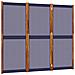 Divisorio A 3 Pannelli Blu Scuro 210x180 Cm - Foto miniatura 2