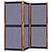 Divisorio A 3 Pannelli Blu Scuro 210x180 Cm - Foto miniatura 3