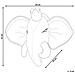 Decorazione Da Parete Cotone Grigio Argento E Bianco Sporco 39 X 33 Cm Tantor - Foto miniatura 5