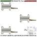 Contatto Magnetico A Mattoncino Da Esterno 3 Pezzi Per Allarme Porte Infissi Contatto Reed Nc Sottovuoto Sensibilità M - Foto miniatura 1