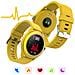 Smartwatch 5.0 Ip68 Con Sensore Frequenza Cardiaca, Giallo - Foto miniatura 9