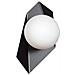 Lampada A Sospensione Drifton - Nero, Bianco - Acciaio Verniciato A Polvere, Vetro - 20x30x16 Cm - Foto miniatura 1