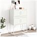 Credenza Bianca 68,5x38,5x107 Cm In Acciaio - Foto miniatura 2