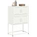 Credenza Bianca 68,5x38,5x107 Cm In Acciaio - Foto miniatura 4